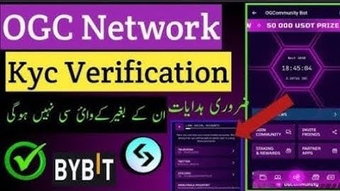 OGC Network Social Account | OGC Network KYC Verification || How to link Social Account | OGC Mining