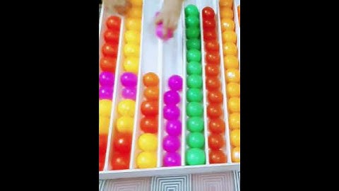 relaxing color ball sorting puzzle game challenge #addictive #satisfying #greatchallenge #daily