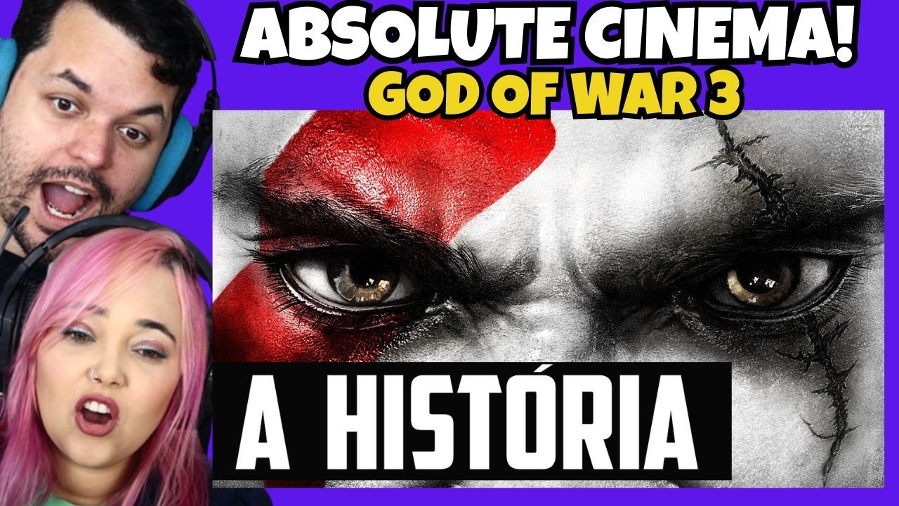 Sessão Spoiler - A História de God of War 3 Sidão do Game // REACT