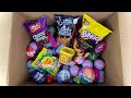 Lot’s Of Candy And Snacks Opening ASMR | Box Of Surprise Candies with Kinder Joy | Satisfying Open