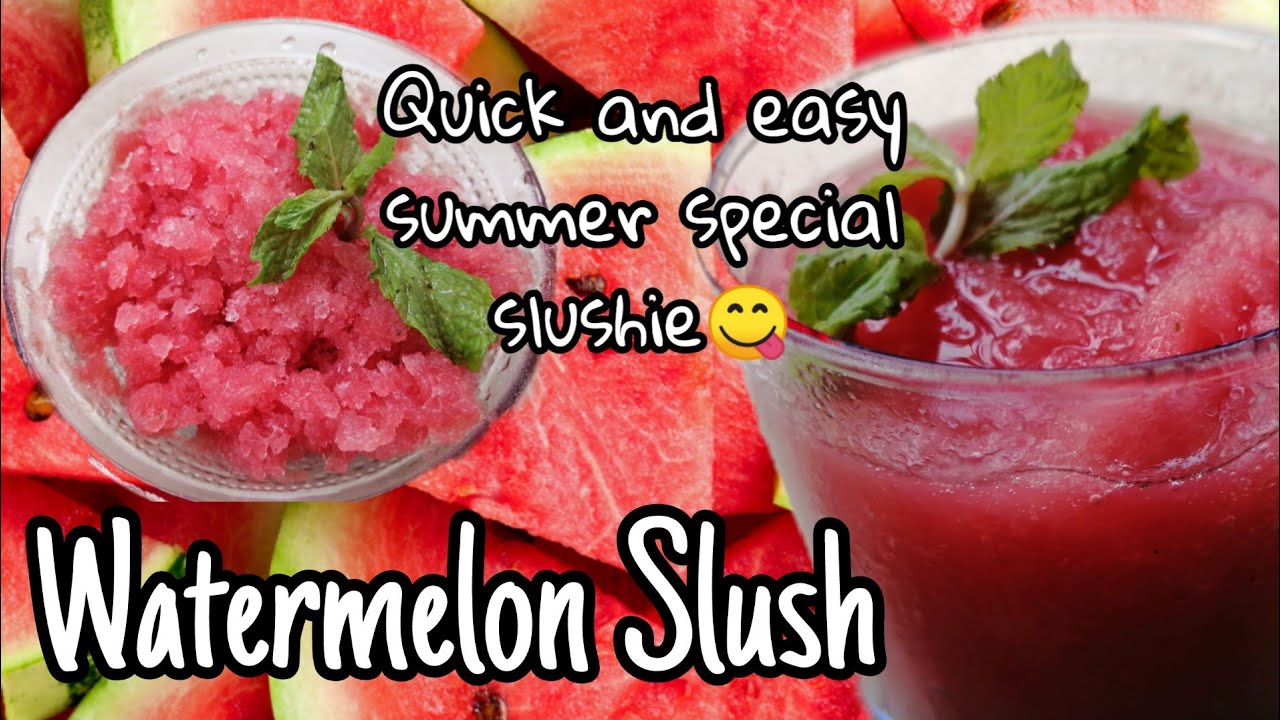 WATERMELON SLUSHmalayalam recipe Quick and easy summer special