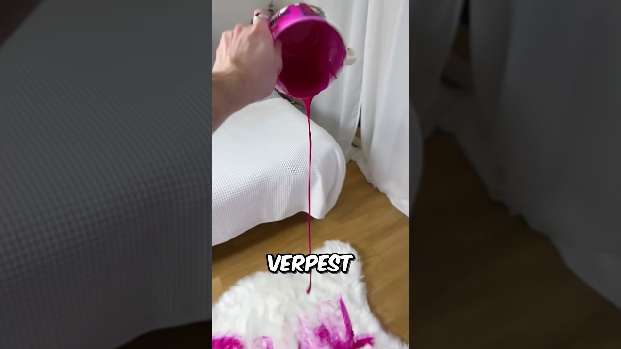 Roze Verf Op Wit Tapijt 🎨😂 (@marvinlaqueen/TT)