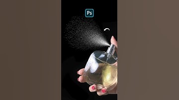 How to create a mist spray effect in Photoshop#photoshop #shortvideo #tutorial #design
