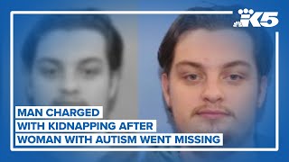 Man charged with kidnapping after woman with autism went missing