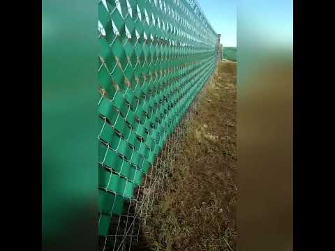 Забор из рабицы - YouTube
