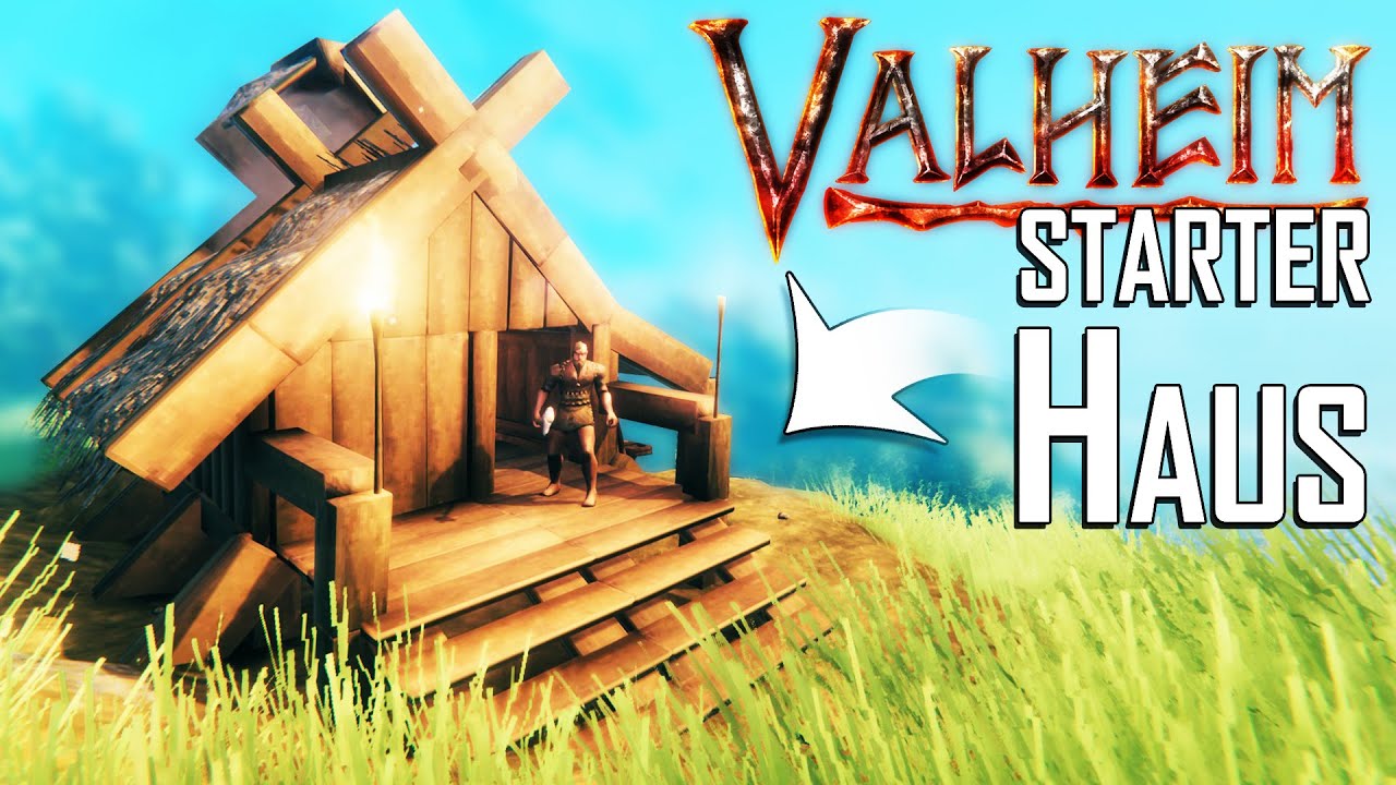 Das erste Haus in Valheim ⛺ Valheim Starter Haus bauen deutsch