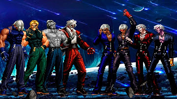 [KOF MUGEN] Rugal Bernstein Team vs K