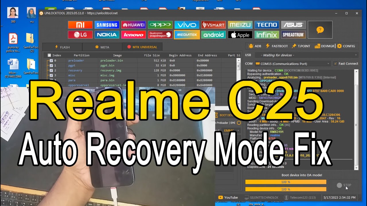 Rmx 3191 c25 After Unlock Mobile Auto Recovery Mode Problem by Silent Technology