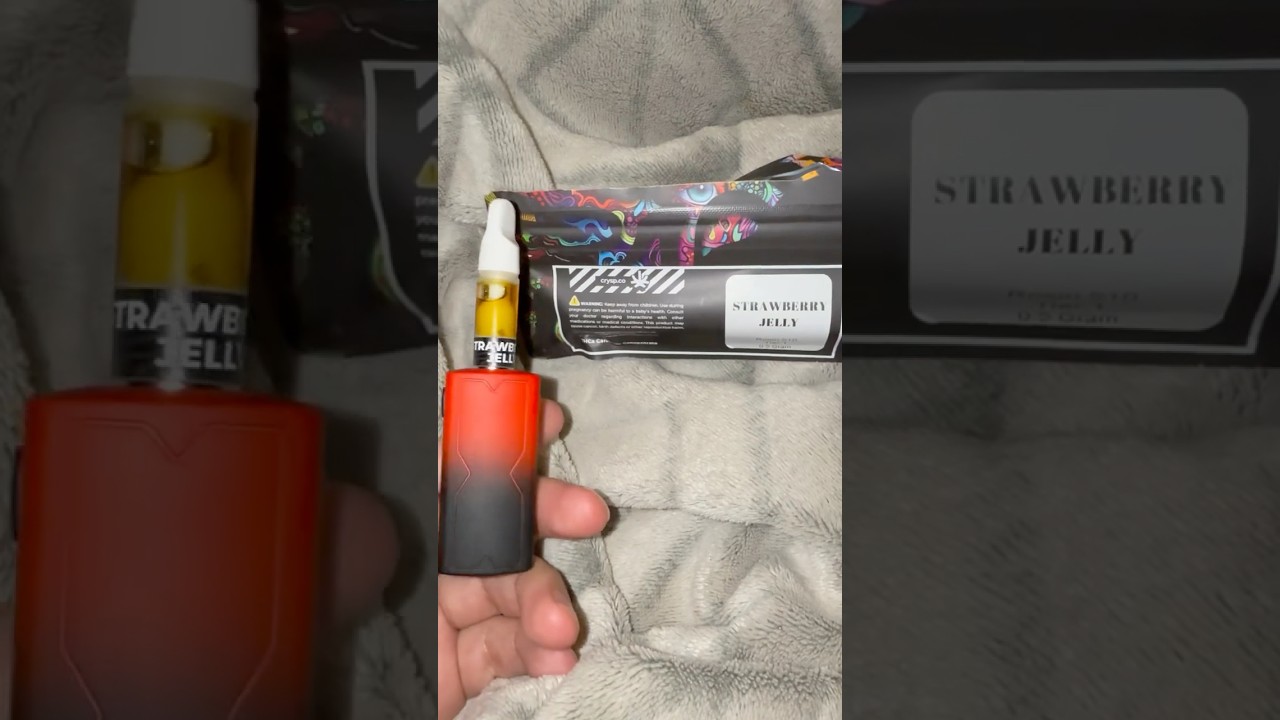 Crysp Co THCA 1 Gram Cart Strawberry Jelly Hybrid