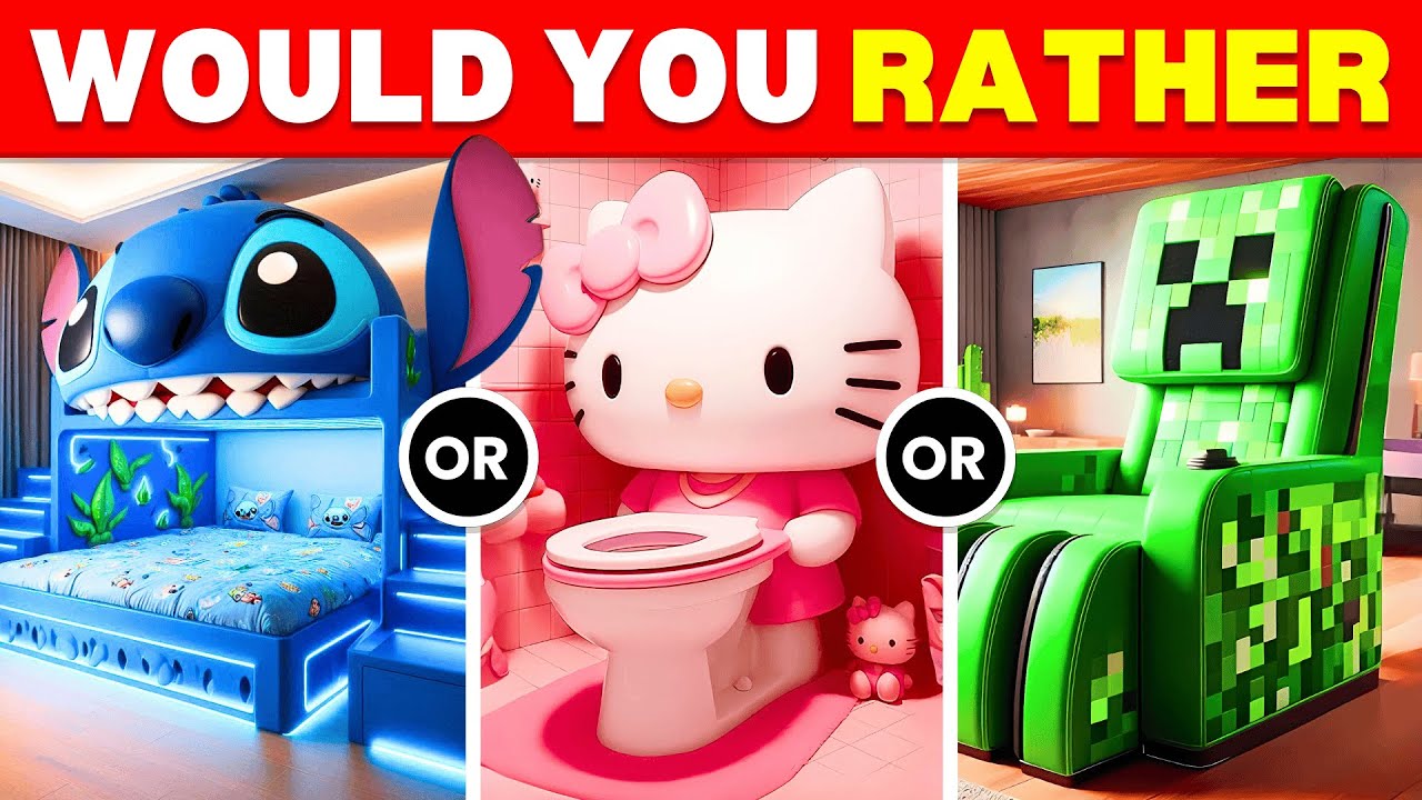 Would You Rather - Build Your LUXURY Dream House 🤑🏰🌈💖 Jumbo Quiz - YouTube
