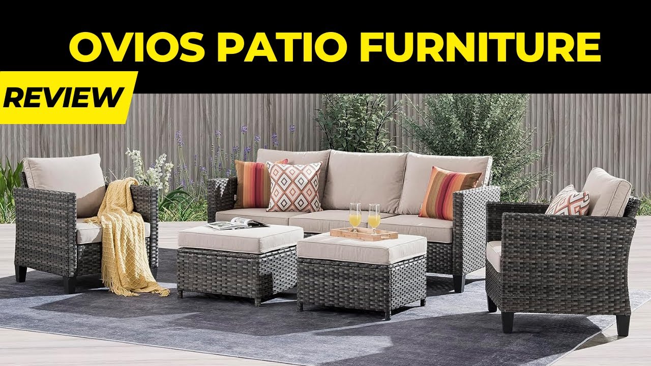 ovios 5 Piece Patio Furniture Review YouTube