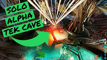 SOLO ALPHA ASCENSION/TEK CAVE HOW TOO!!!!! Easy strat!! No dinos!!!