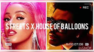 Streets x House of Balloons - Doja Cat & The Weeknd Mashup (Tik Tok) Resimi