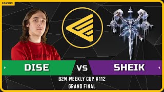 WC3 - [NE] Dise vs Sheik [UD] - GRAND FINAL - B2W Weekly Cup #112