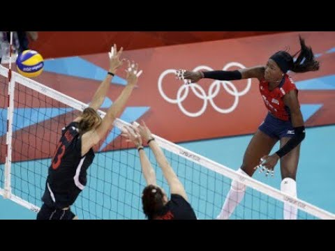 Women s Volleyball USA v Turkey   Pool B   London 2012 Destinee Hooker