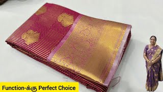 குறைந்த விலையில் கலக்கலான Function Wear Sarees 😍✨ | 24/8/26| Budget Price-la Latest Collection 🔥 screenshot 3