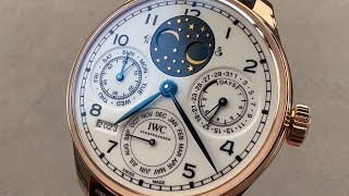 IWC Portugieser Perpetual Calendar Edition 150 Years IW5034-05 IWC Watch Review