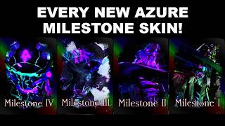 WINNING WITH EVERY NEW AZURE MILESTONE SKIN in Roblox Forsaken (Azure Update)