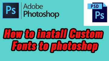 How to install custom fonts or google fonts in photoshop 2020