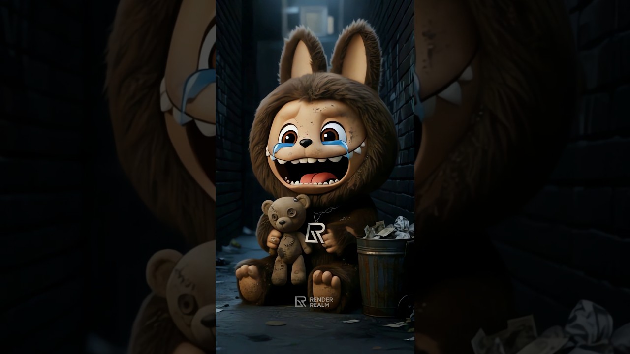 Poor Labubu Is Missing His Past 😭 | Emotional 3D Animation Short 