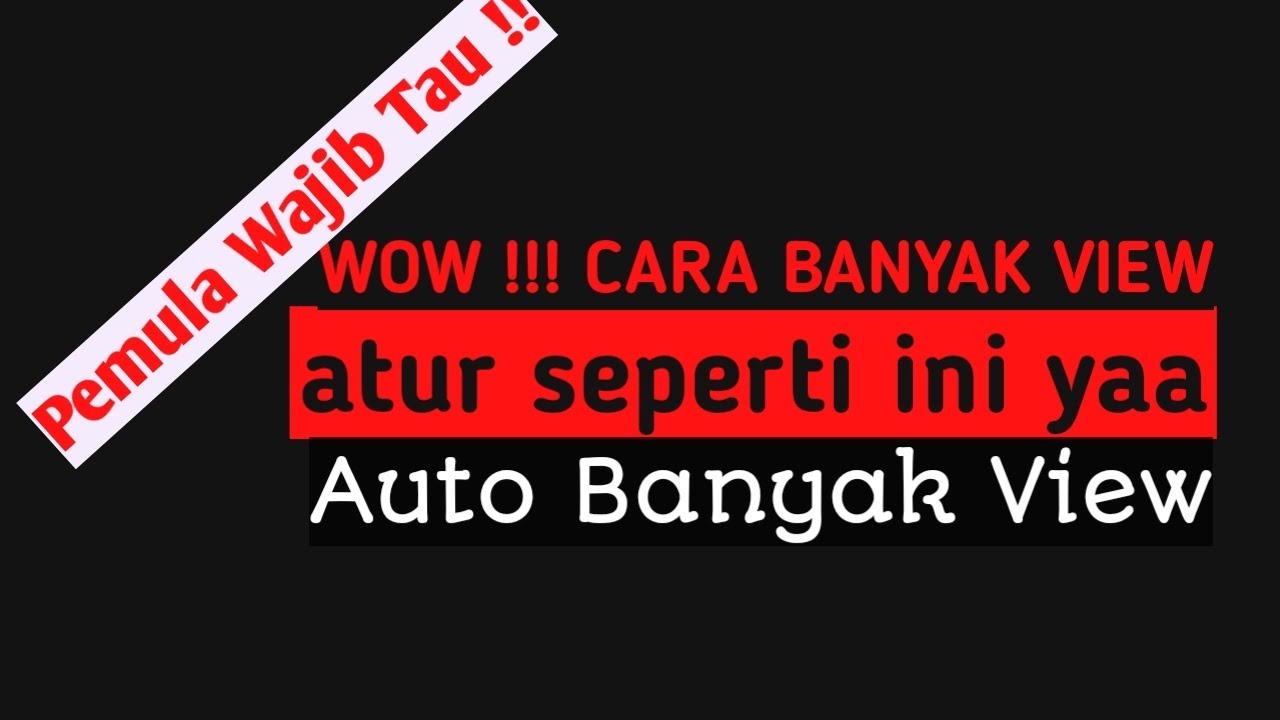 Rahasia Mendapatkan Banyak View dan Adsense di YouTube: Panduan Lengkap 1600 Kata