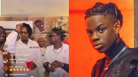 Watch Rema freestyle on his IG live