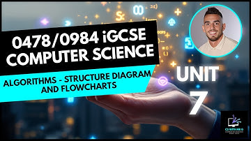 0478/0984 iGCSE Computer Science - Unit 7 Lesson 2:  Algorithm Design Flowcharts and Structure Chart