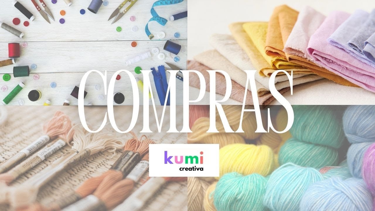 Compras para punto de cruz, costura y tejido
