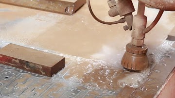 Sherline’s High-Pressure Water Jet in Operation