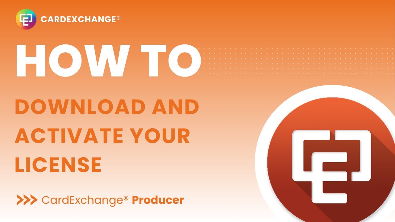 How to Download and Activate Your CardExchange® Producer License - YouTube