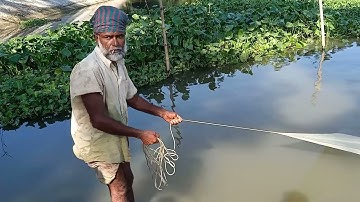 Unbelievable Cast Net Fishing - Fisherman vs River Catch Netting