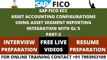 SAP FICO ECC, ASSET ACCOUNTING CONFIGURATIONS WITH GL INTEGRATION PART-3