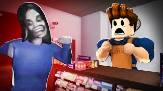 Seram Pekerja Kedai Serbaneka Shift Malam Diganggu Hantu!!! (Roblox Malaysia)