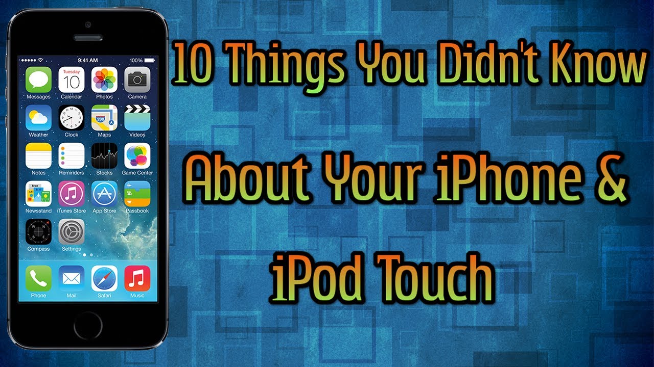 10 Things You Didn't Know Your iPhone Could Do - YouTube