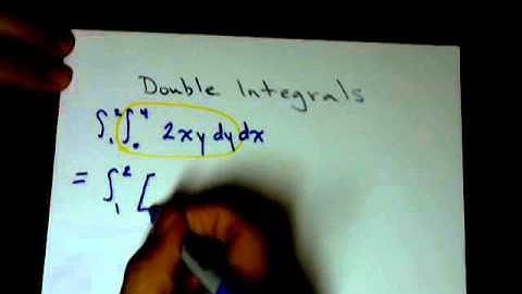 Calculating a Double Integral - Evaluate a Iterated Integral - Calculus Integration