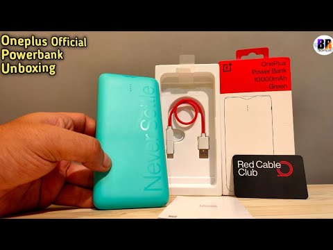 Oneplus Official PowerBank 10000 mAh Unboxing & First Impressions - YouTube