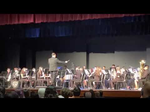 Tuloso Midway Middle School Honors Band, May 2022, “ Darklands March”