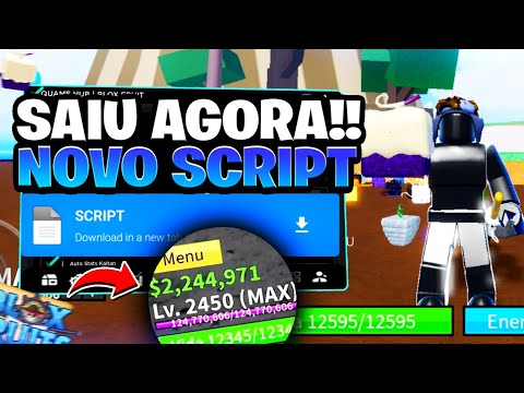 SAIU!!😱 NOVO SCRIPT BLOX FRUITS PARA CELULAR NOVAS FUNÇÕES AUTO FARM - MOBILE e PC