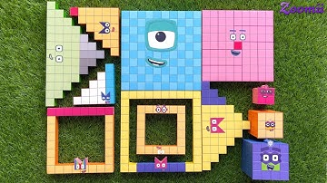 Looking for Numberblocks Puzzle Tetris NEW Club Party Space ASMR - Numberblocks Satisfying Video #72