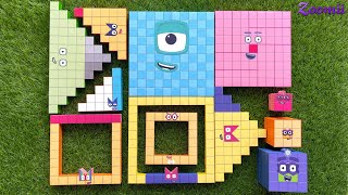 Looking for Numberblocks Puzzle Tetris NEW Club Party Space ASMR - Numberblocks Satisfying Video #72