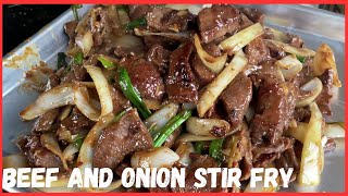 Beef And Onion Stir FryTender And Juicy Beef