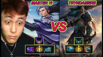 MASTER YI CAO THỦ LÀM CONTENT 1 TAY TRẢM TRYNDAMERE BẠCH KIM LÀM HIGHLIGHT CHO VIEWER XEM VÀ CÁI KẾT