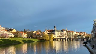 Město Pisek,České republiky. Cinematic video.