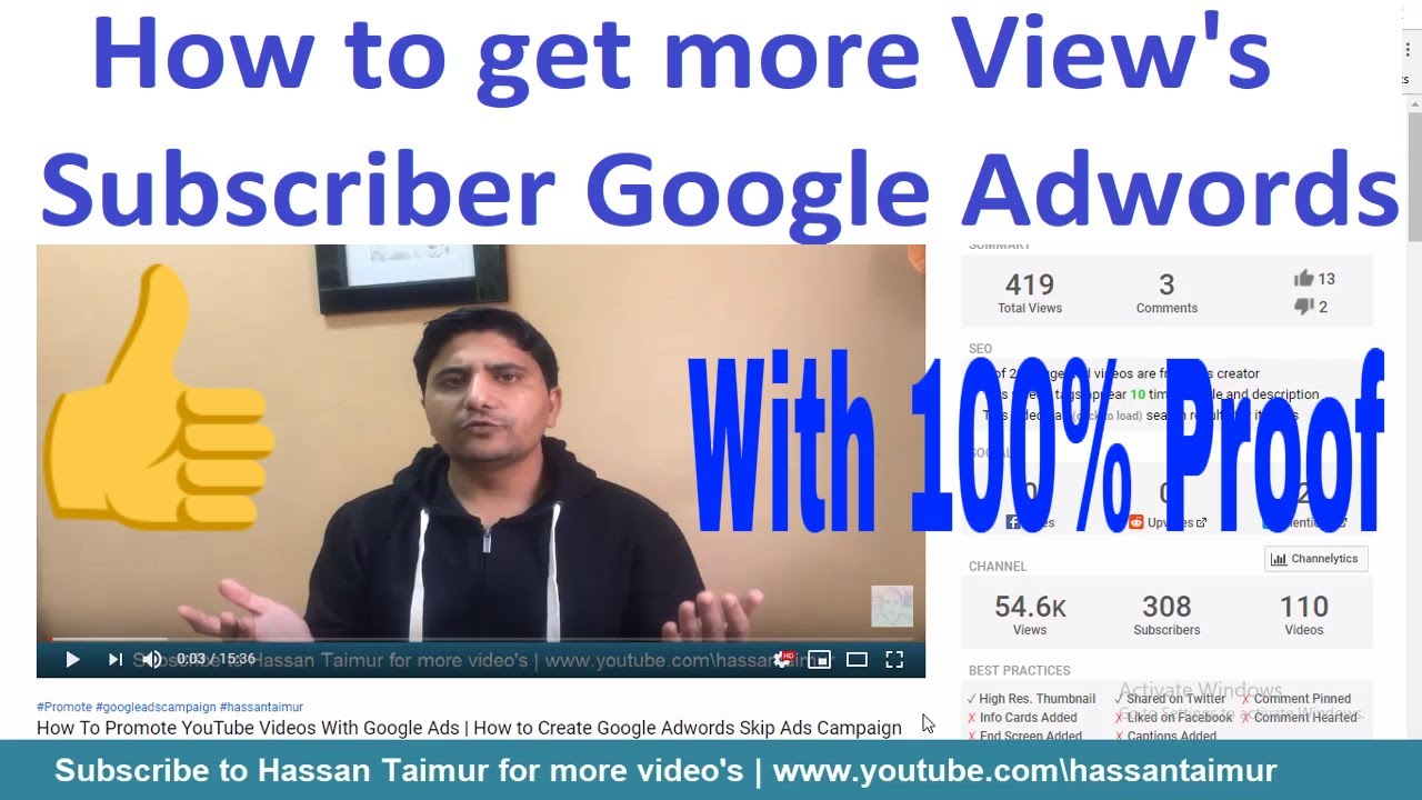 How To Promote Youtube Videos and Get More Views and Subscribers with ...