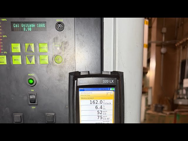 AERCO 1.5 Low NOx – Combustion Calibration Aborted: Condensate Collector Flue Gas Leak