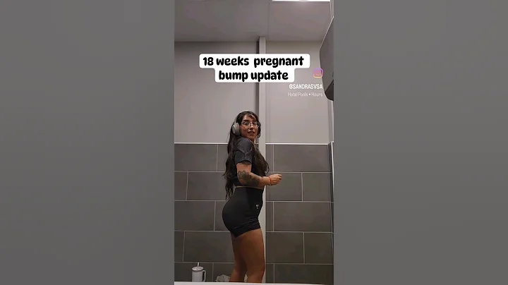 💖 18 weeks pregnant 💖 #fitmom  #bumpupdate #fitpregnancy #18weekspregnant #gymfit #secondtrimester