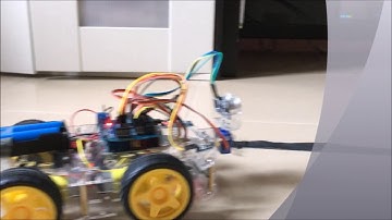 4 Wheels Arduino BLE iOS Controlled Multi Function Robotic Car Demostration