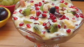 Holi Special | Fruit Custard Recipe | Dessert Recipe | मिक्स फ्रुट कस्टर्ड रेसिपी