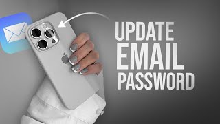 How to Update Email Password on iPhone (tutorial)