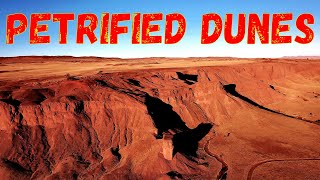 Petrified dunes at the Namib Desert Lodge in Namibia, southern Africa